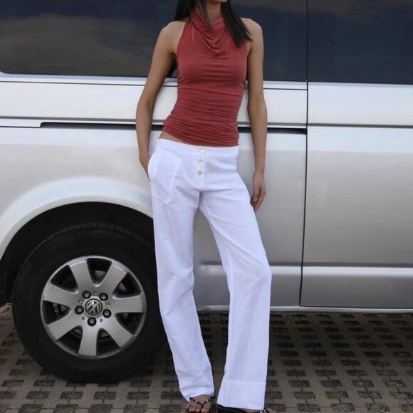 paloma wool red halter top - Picture 1 of 6